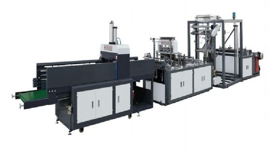 Foto-elektrische Tracking Paper Flower Bag Making Machine 40-120pcs / Min