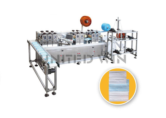 De machineproductielijn van het hoge snelheids kan de beschikbare masker met de verpakkende machine worden verbonden
